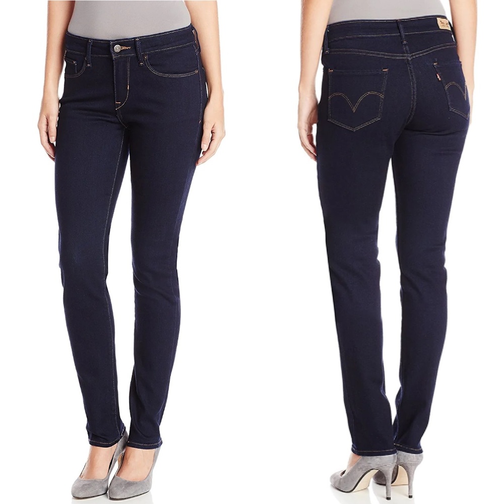 Levi’s Mid Rise Dark Wash Skinny Jeans SZ 10